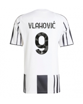 Juventus Dusan Vlahovic #9 Maglia Gara Casa Repliche 2025-26 Maniche Corte